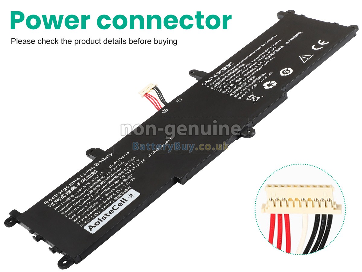 replacement battery for CHUWI 505979-3S1P-1(3ICP5/59/79)