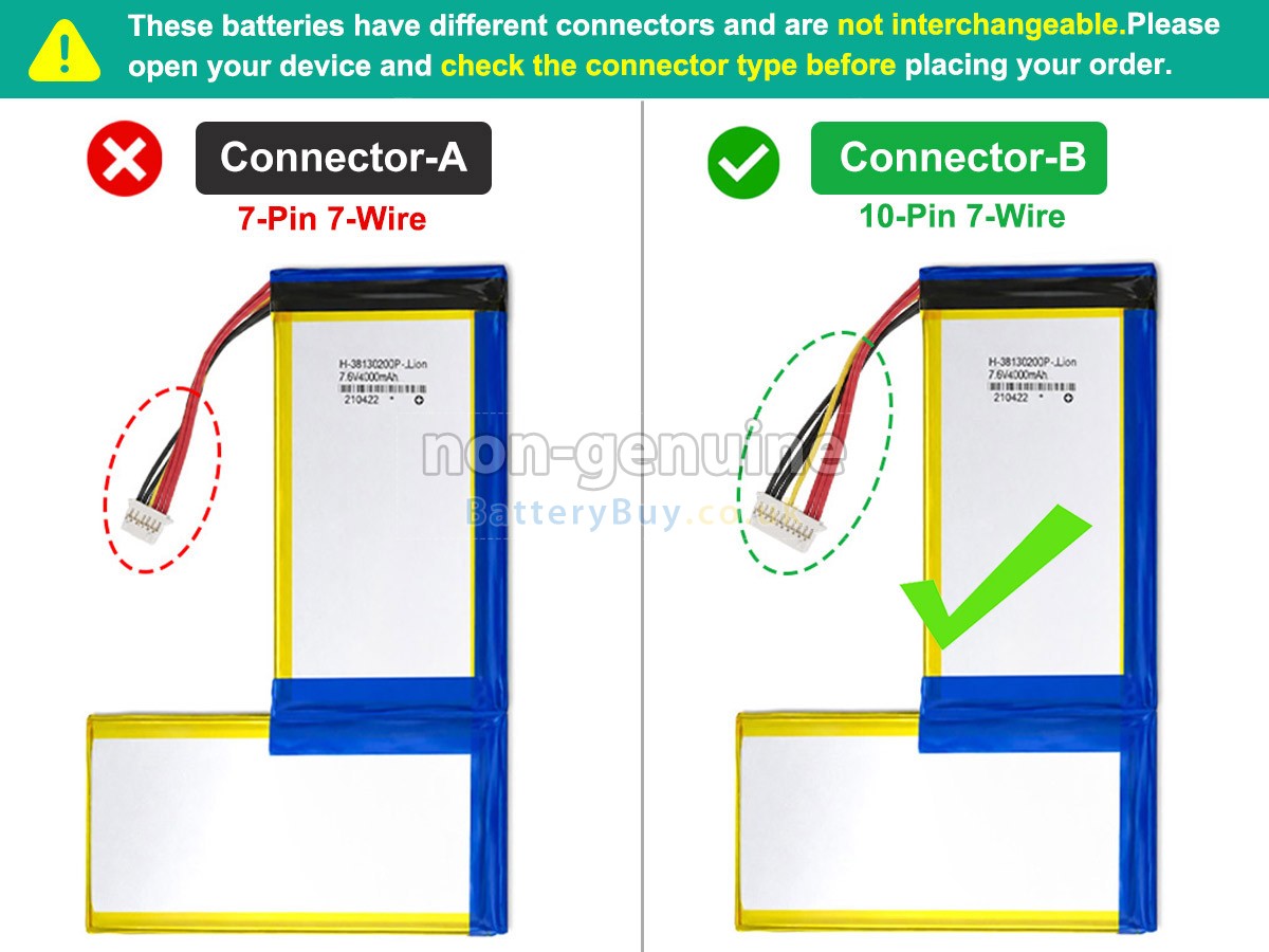 replacement battery for CHUWI H-38130200P