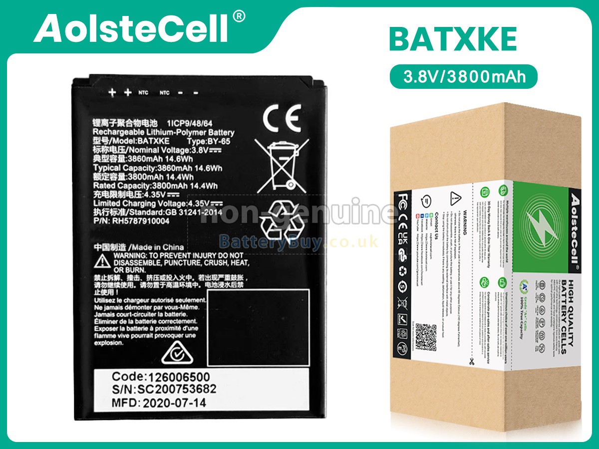 replacement battery for Datalogic BATXKE