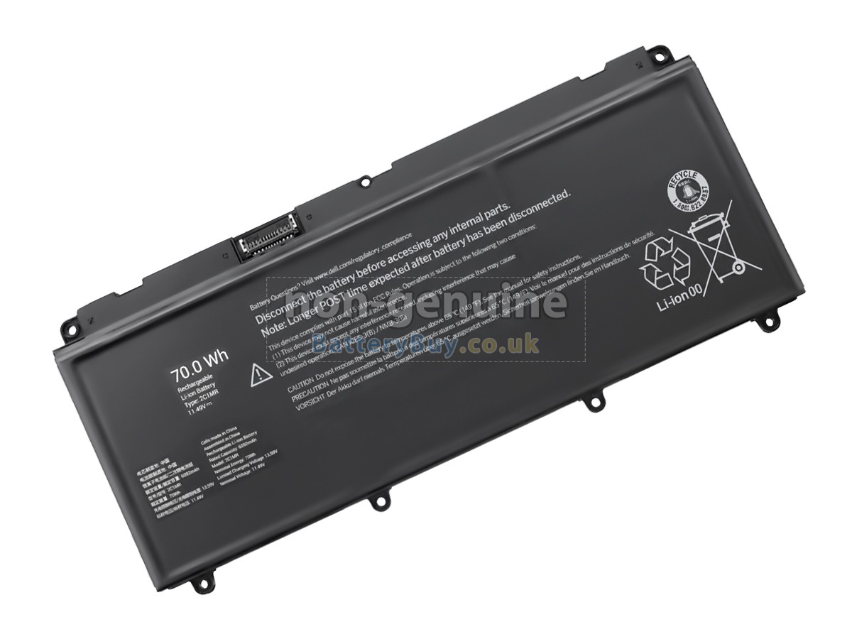 replacement battery for Dell 0P0DJ5
