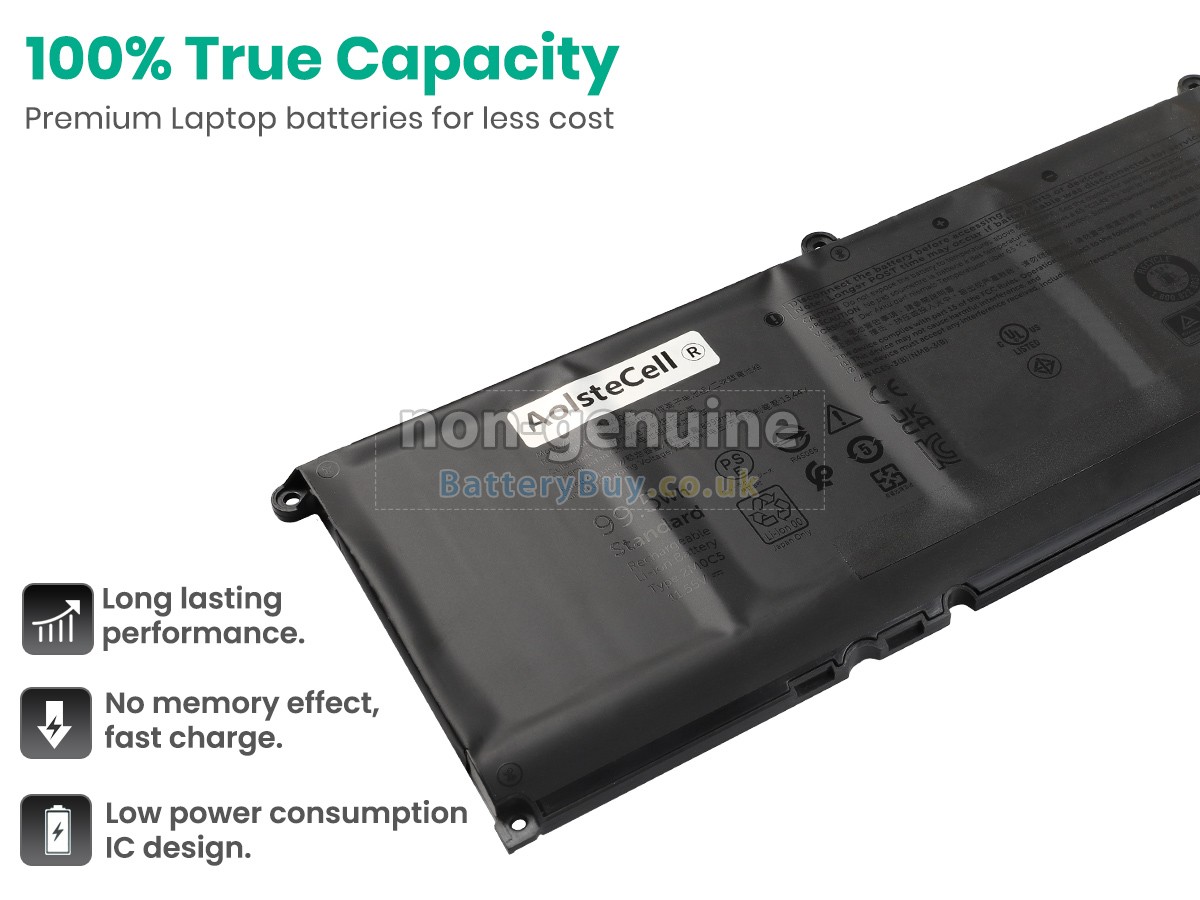 replacement battery for Dell F5HR2