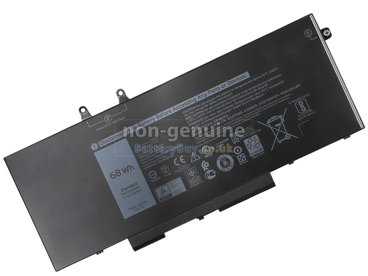 replacement battery for Dell 4GVMP