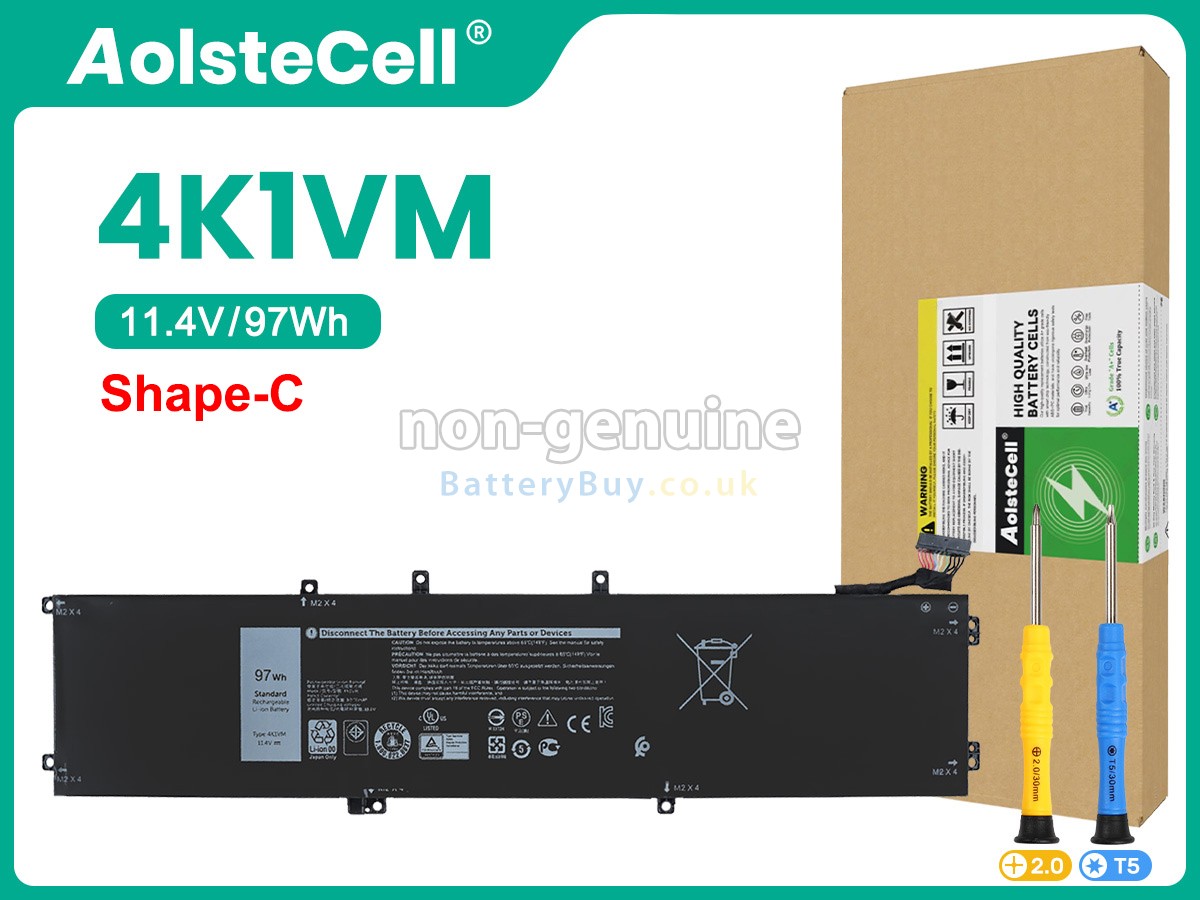 replacement battery for Dell P102F003