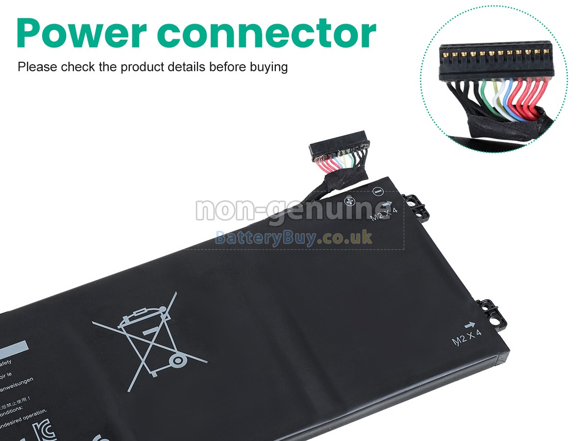 replacement battery for Dell P102F003