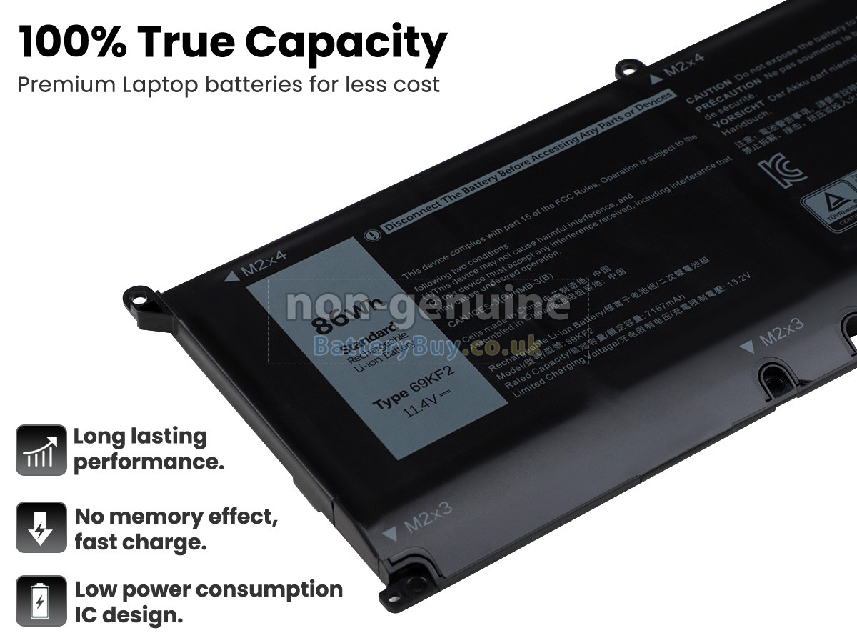 Replacement Battery for Dell 070N2F