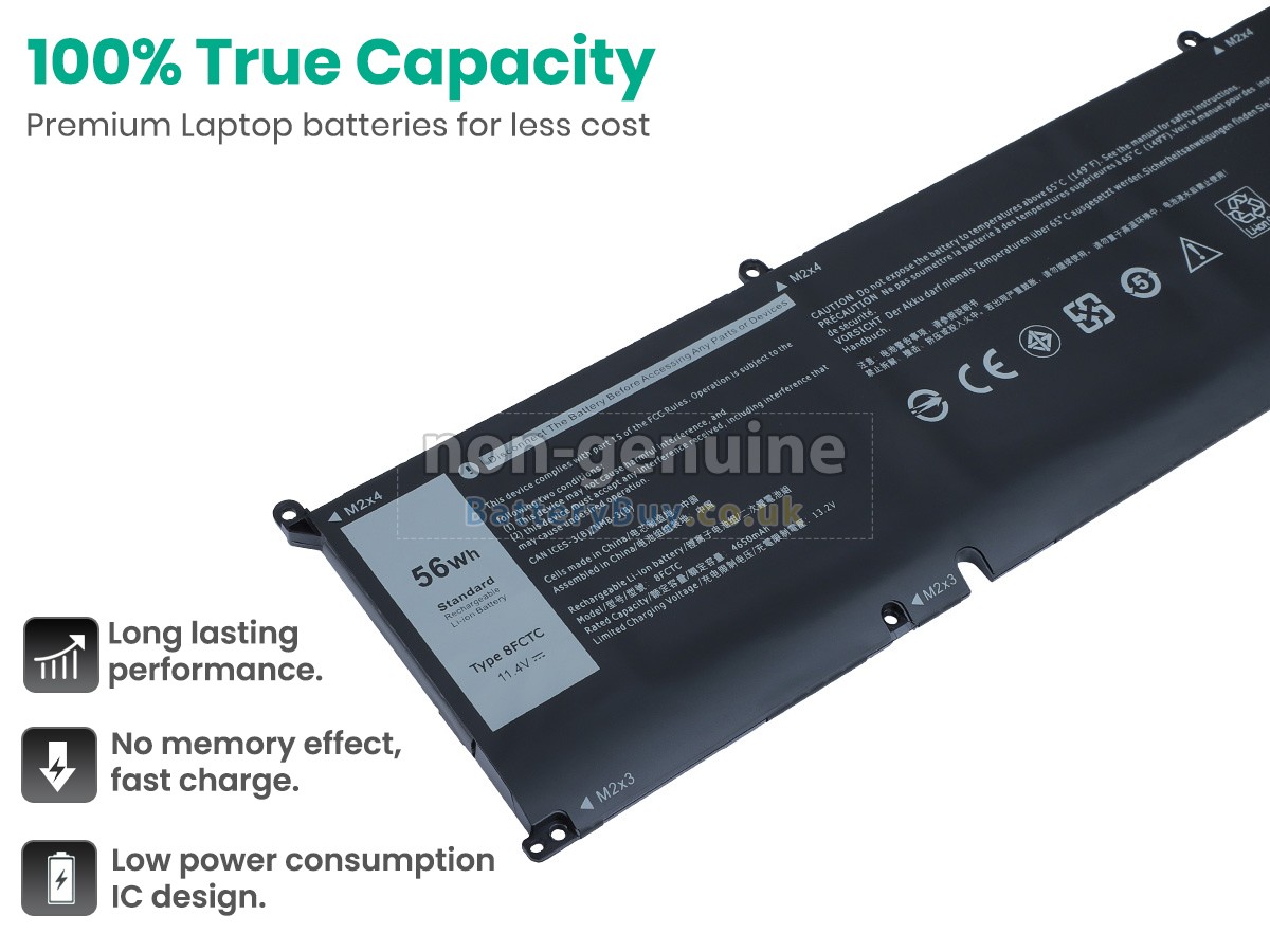 Replacement Battery for Dell 8FCTC