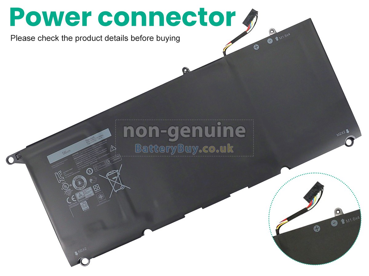 replacement battery for Dell P54G002