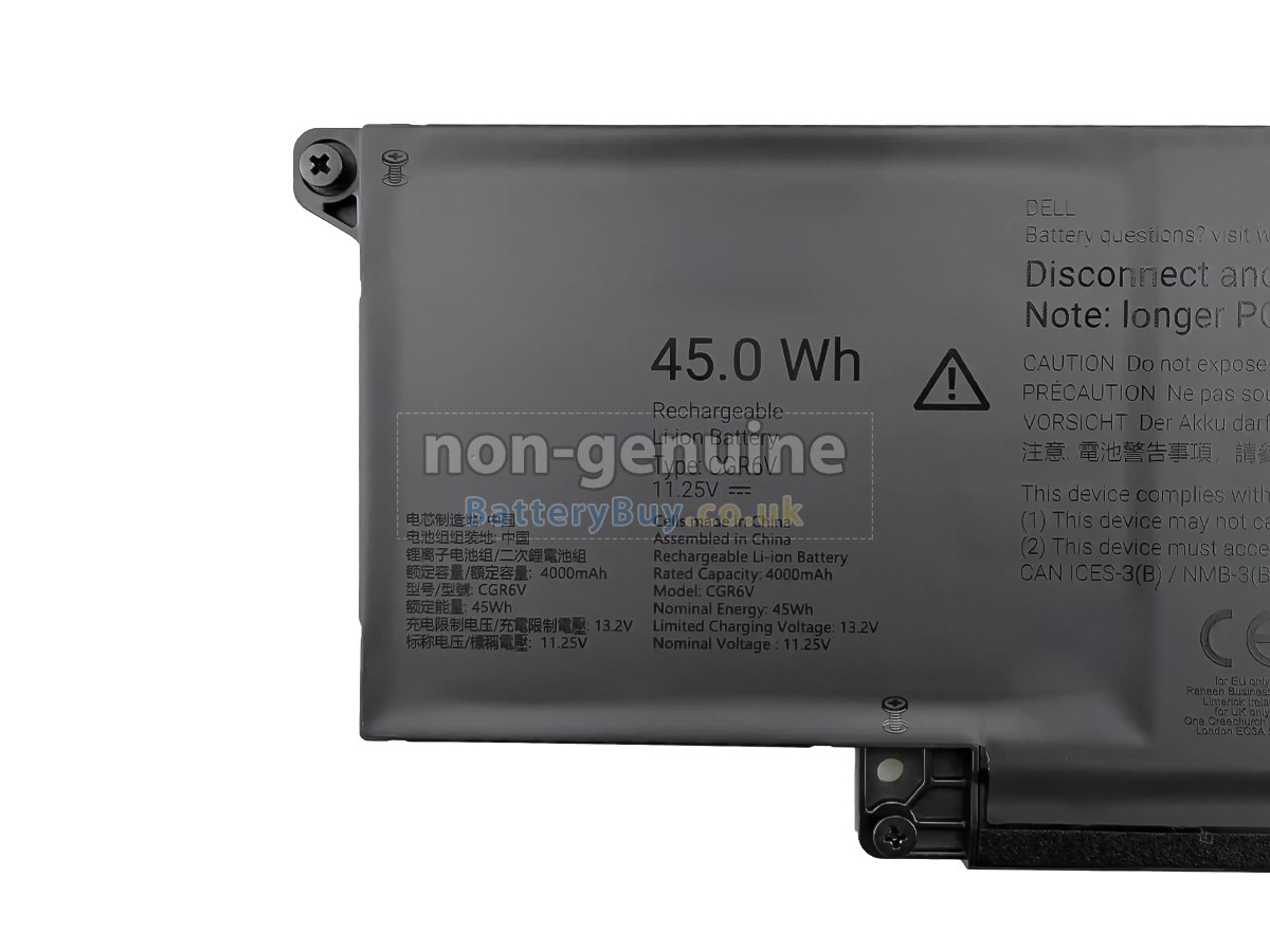 replacement battery for Dell 019K7
