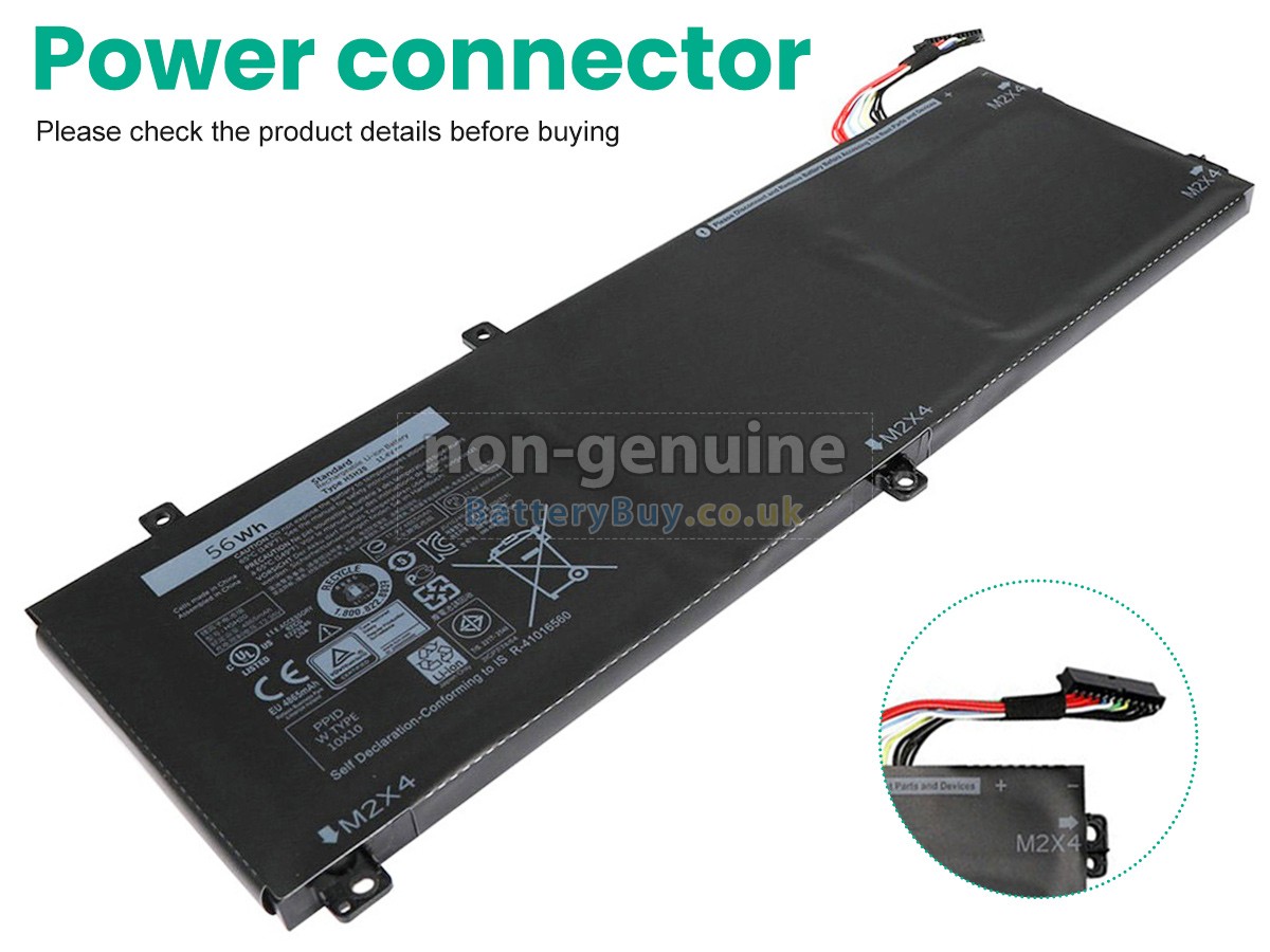 replacement battery for Dell P102F003