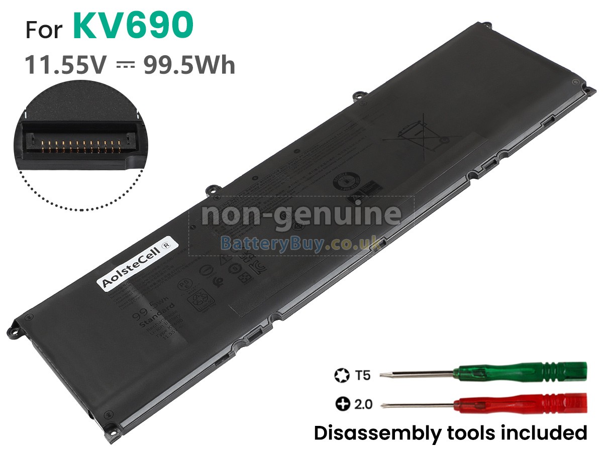 replacement battery for Dell Precision 5680