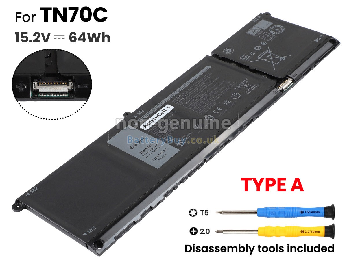 replacement battery for Dell P132F003