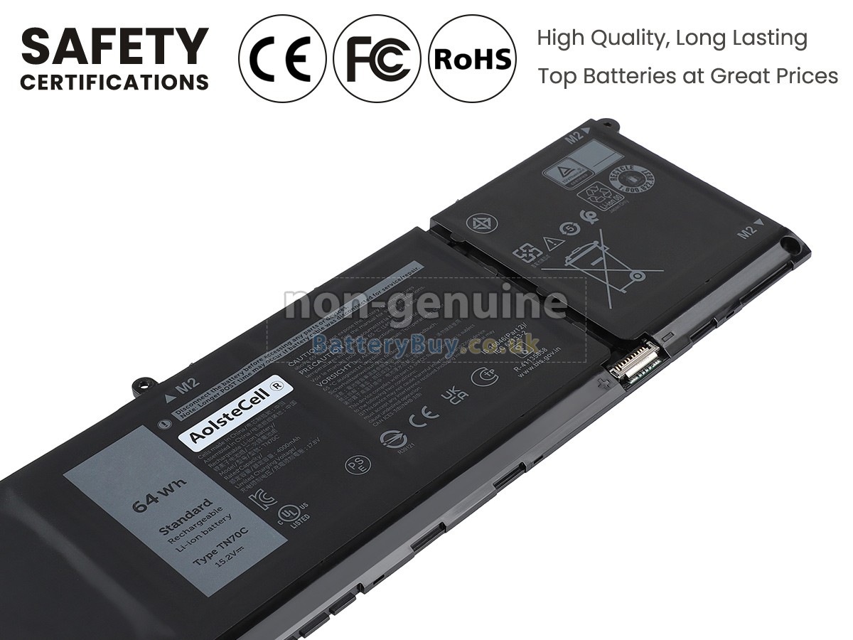 replacement battery for Dell P132F003