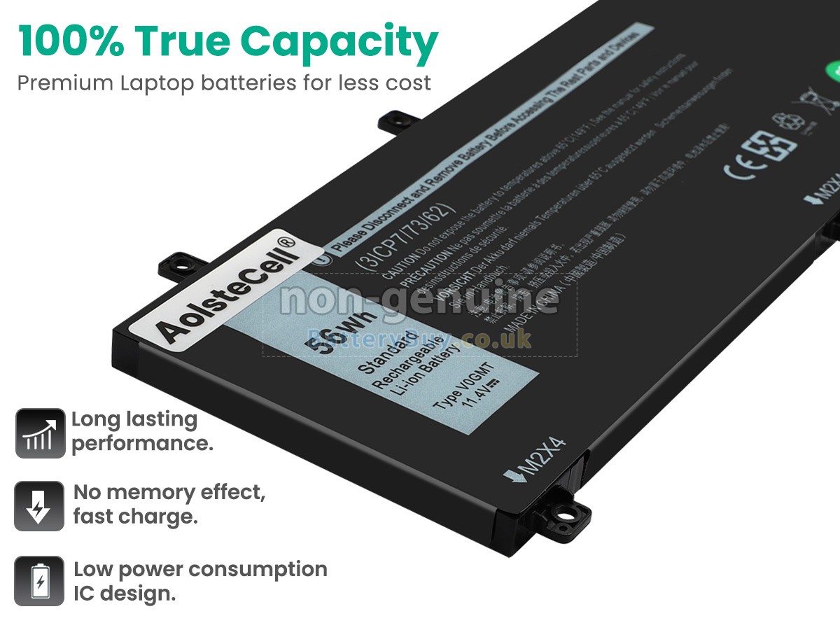 replacement battery for Dell P46E