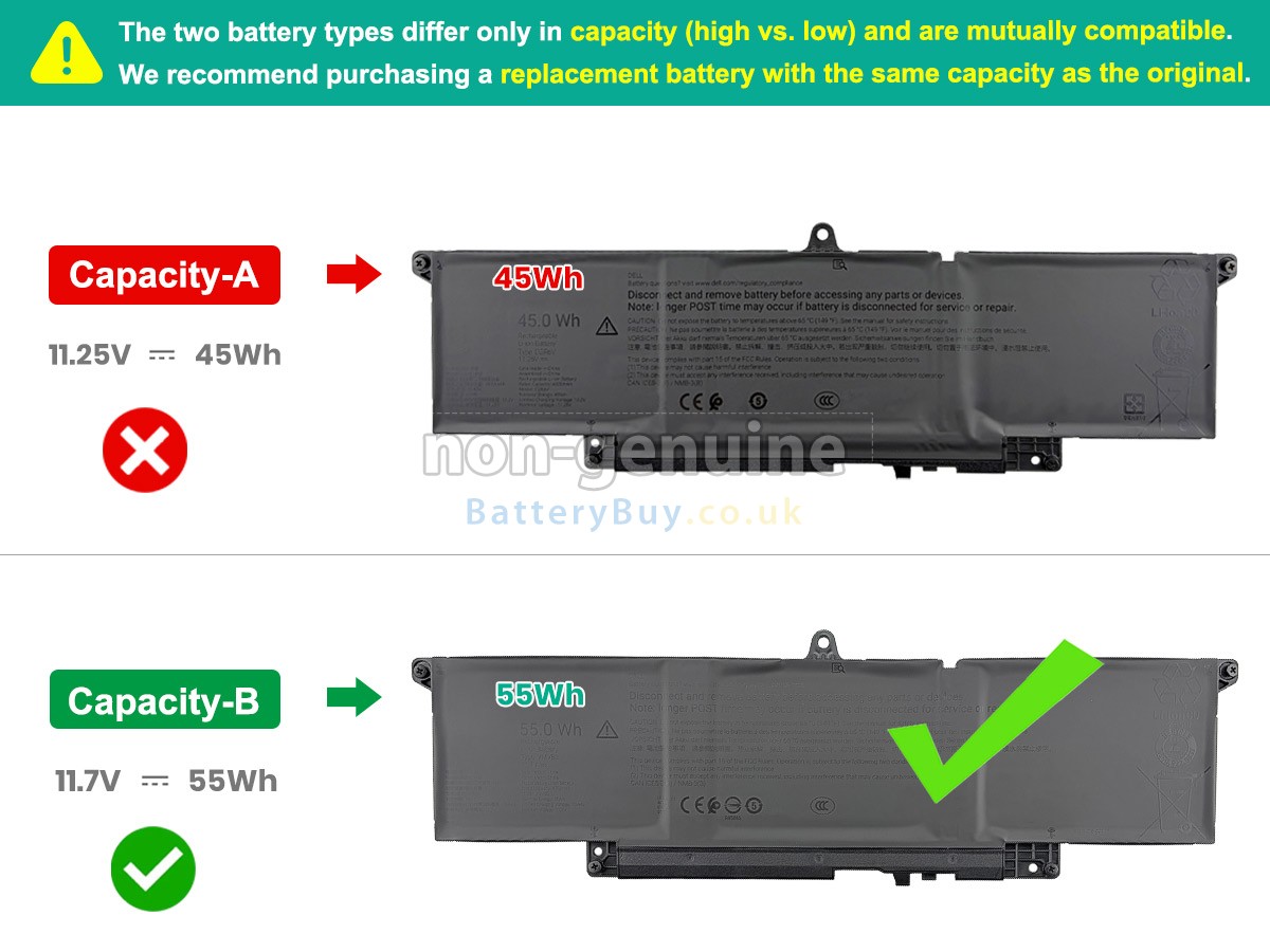 replacement battery for Dell 019K7