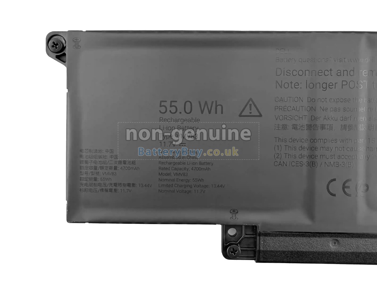 replacement battery for Dell 019K7