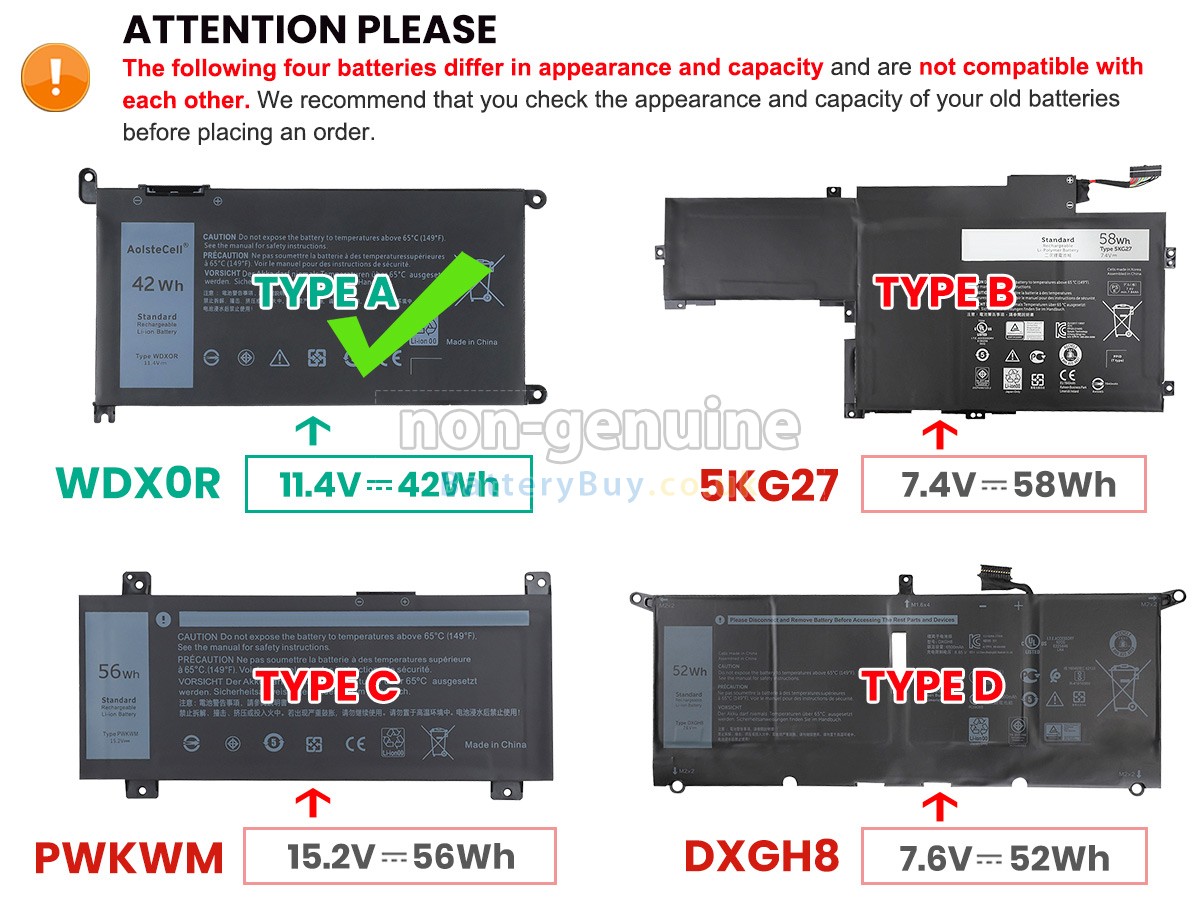 Replacement Battery for Dell Inspiron 14 7000