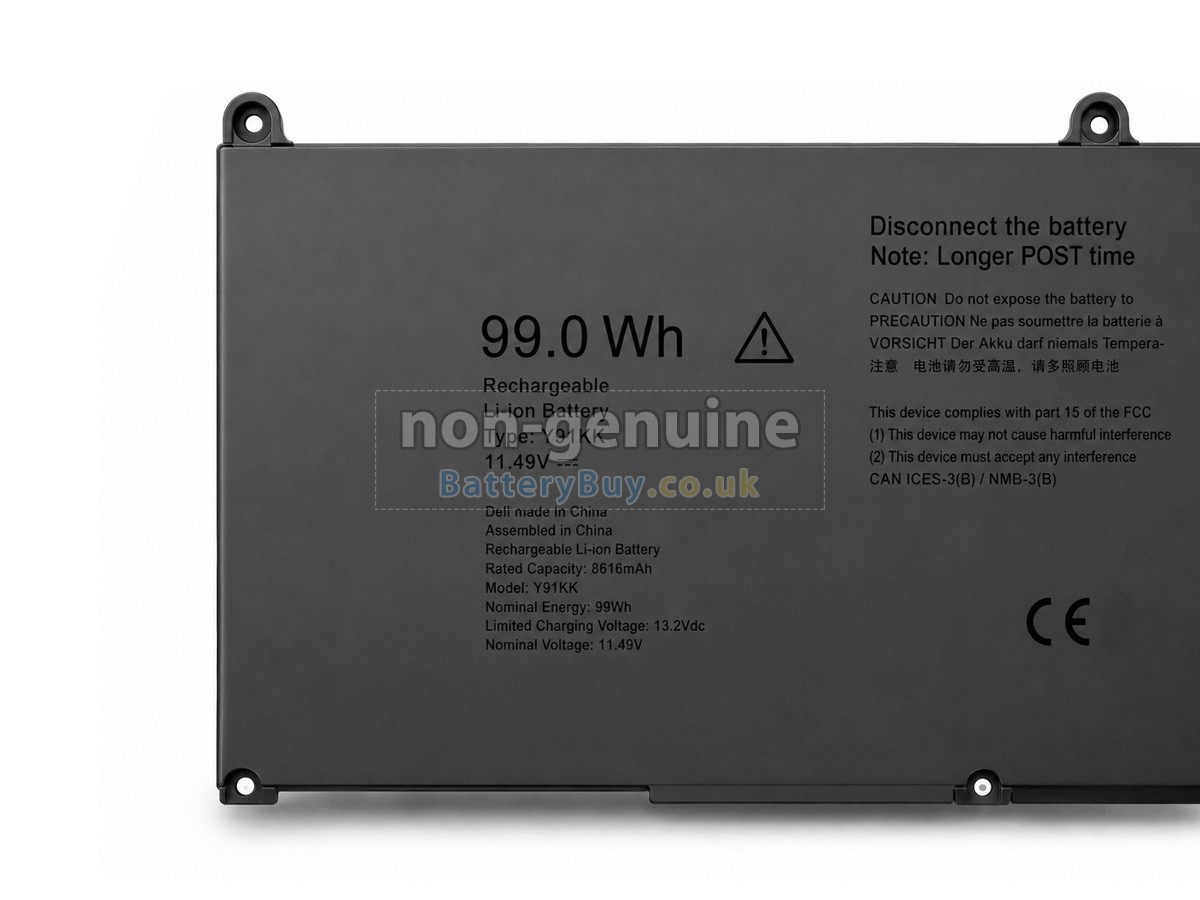 Replacement Battery for Dell 00D1HD
