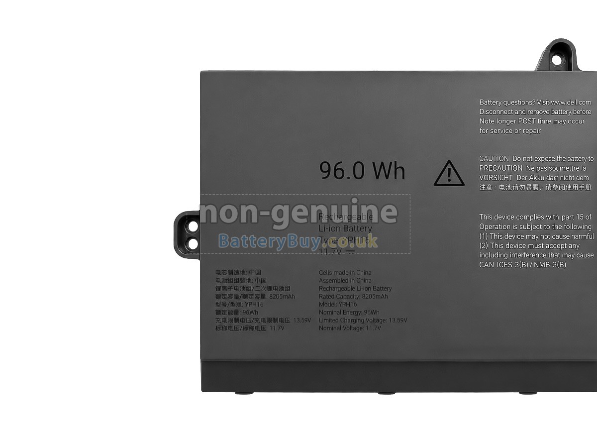 Replacement Battery for Dell 0VCGWW