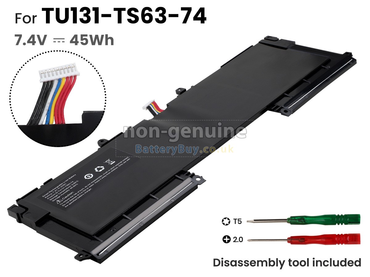 replacement battery for Dell XPS 13(8808)