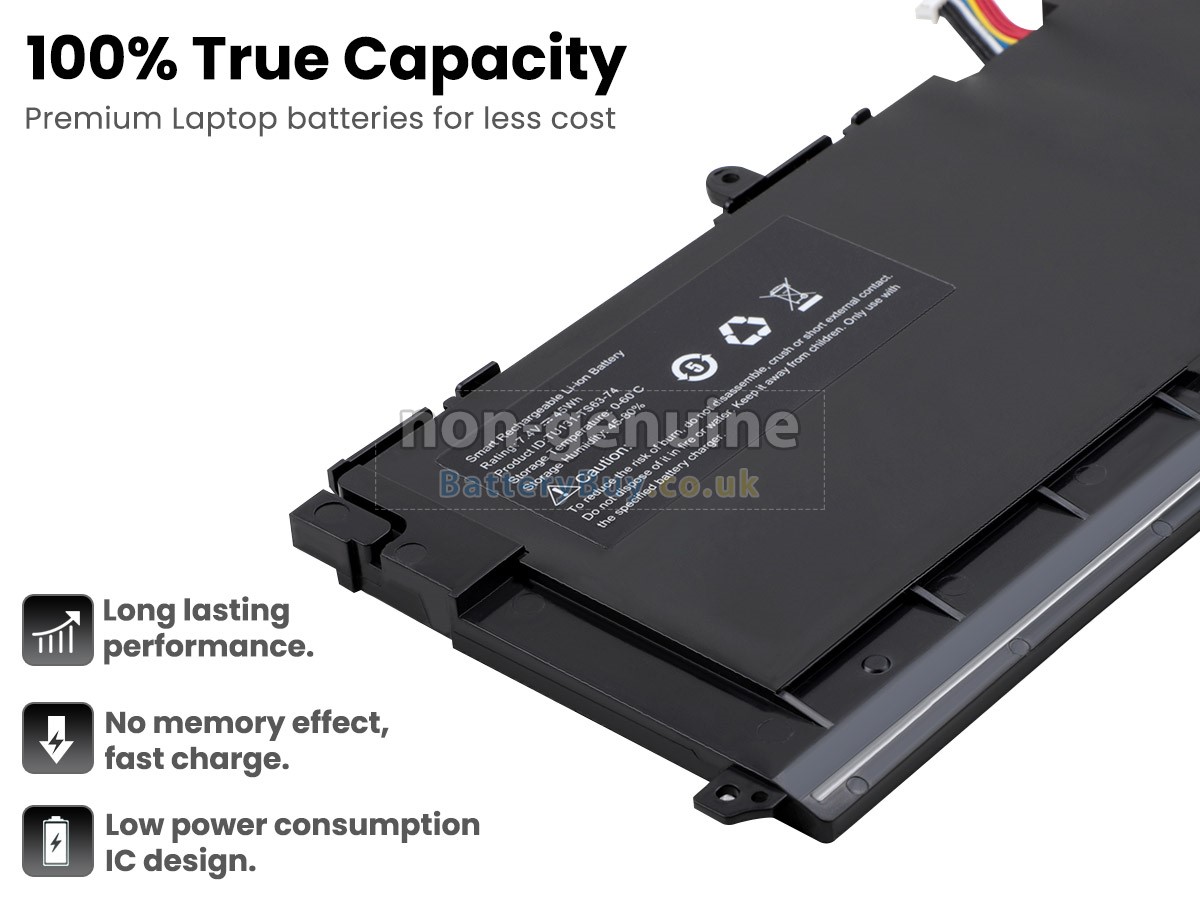 replacement battery for Dell XPS 13(8808)