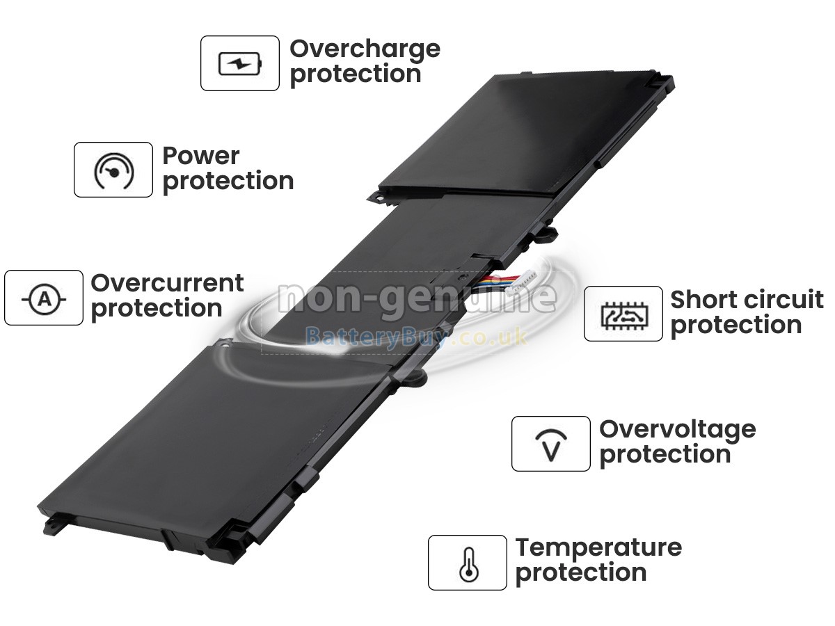 replacement battery for Dell XPS 13(8808)