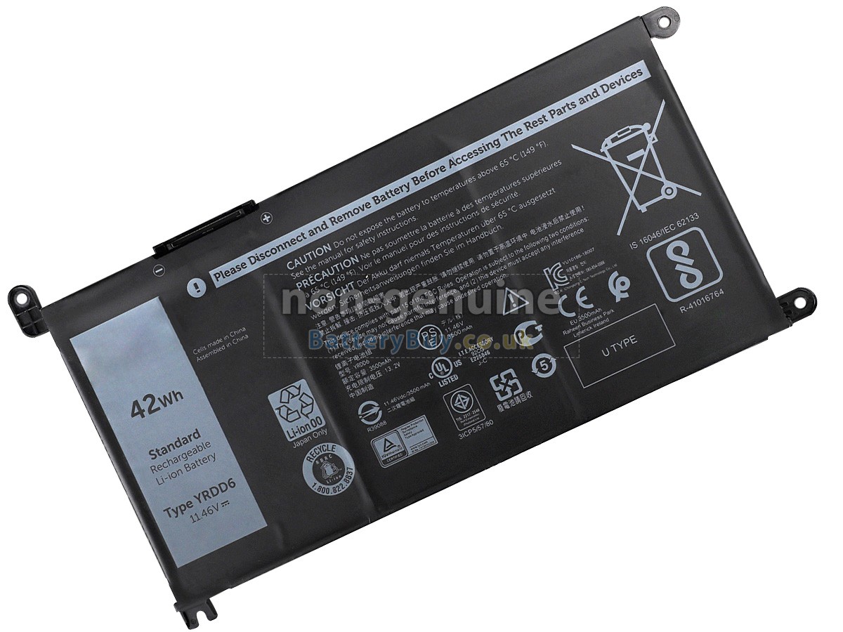 Dell Latitude 3310 2-IN-1 replacement battery from United Kingdom(42Wh,3  cells) 