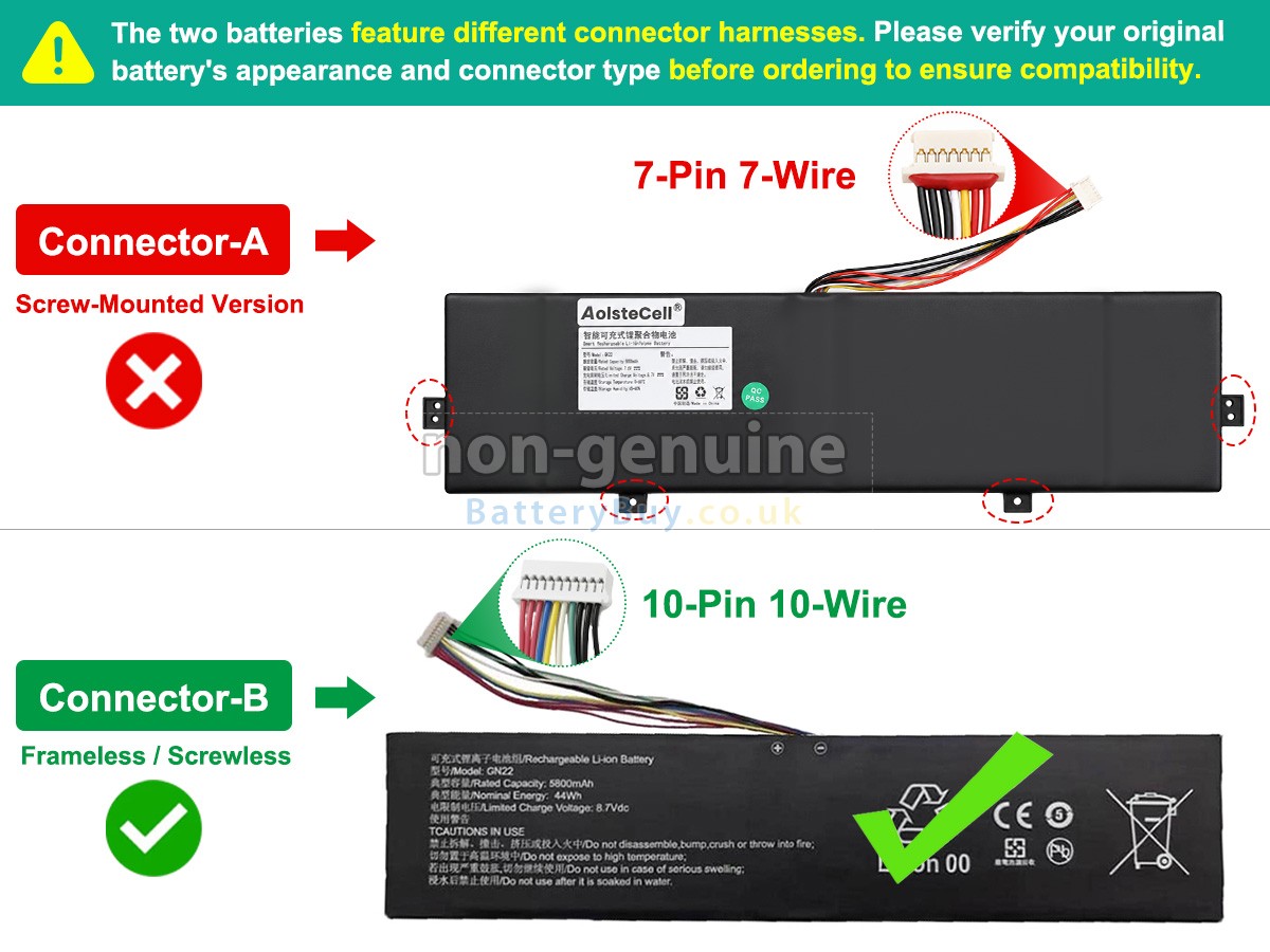 Replacement Battery for DERE R12 PRO