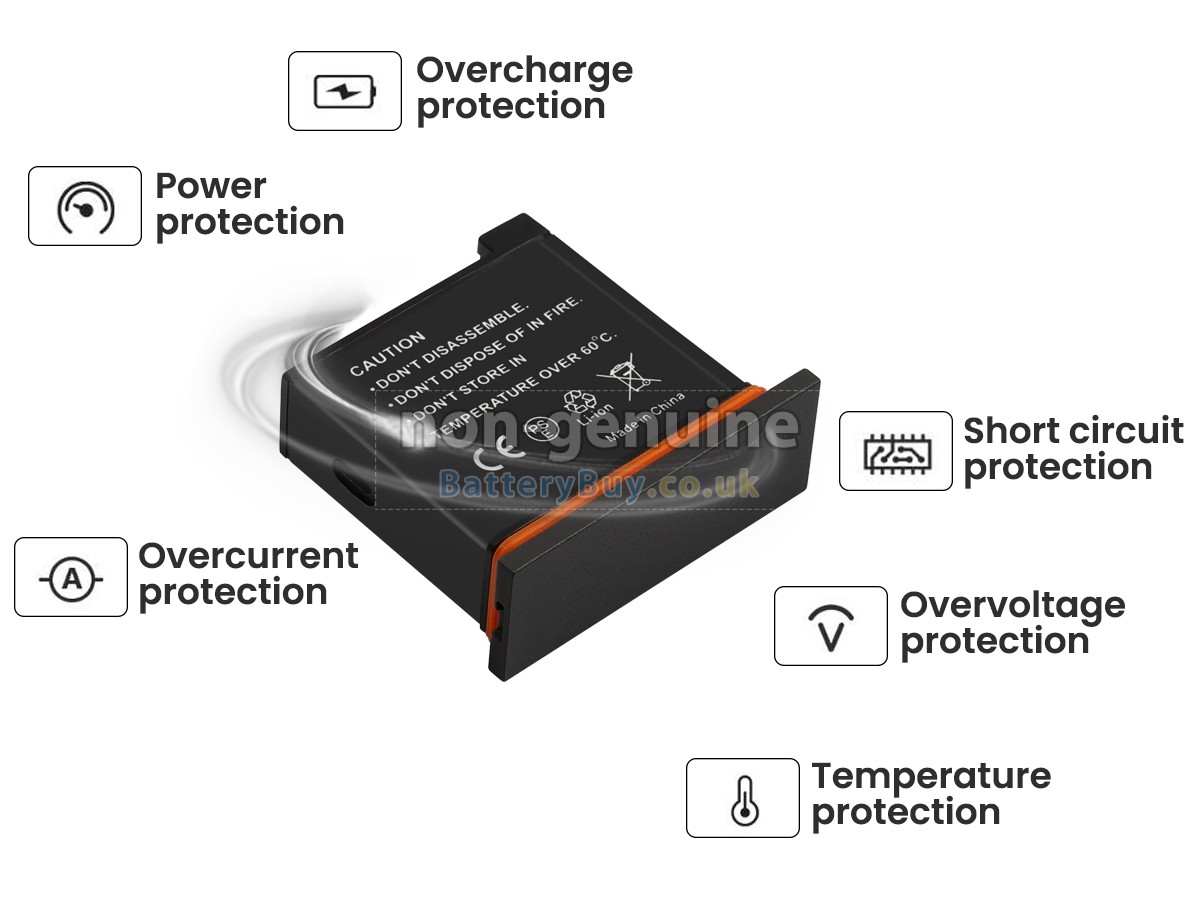 replacement battery for DJI OSMO ACTION