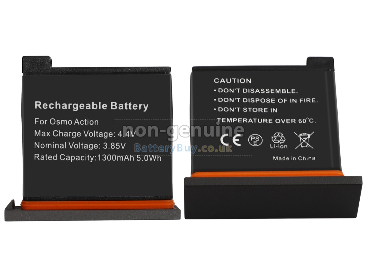 replacement battery for DJI OSMO ACTION