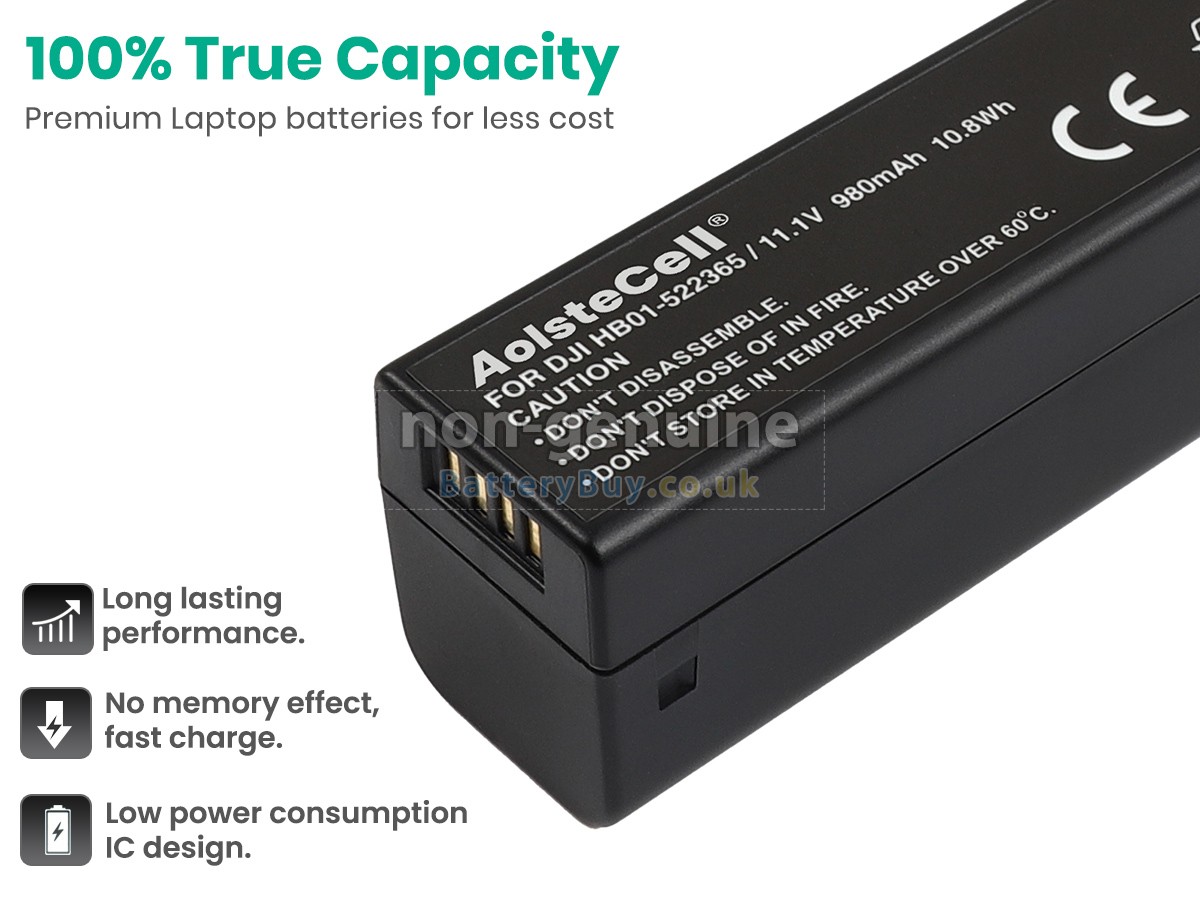 replacement battery for DJI OSMO+