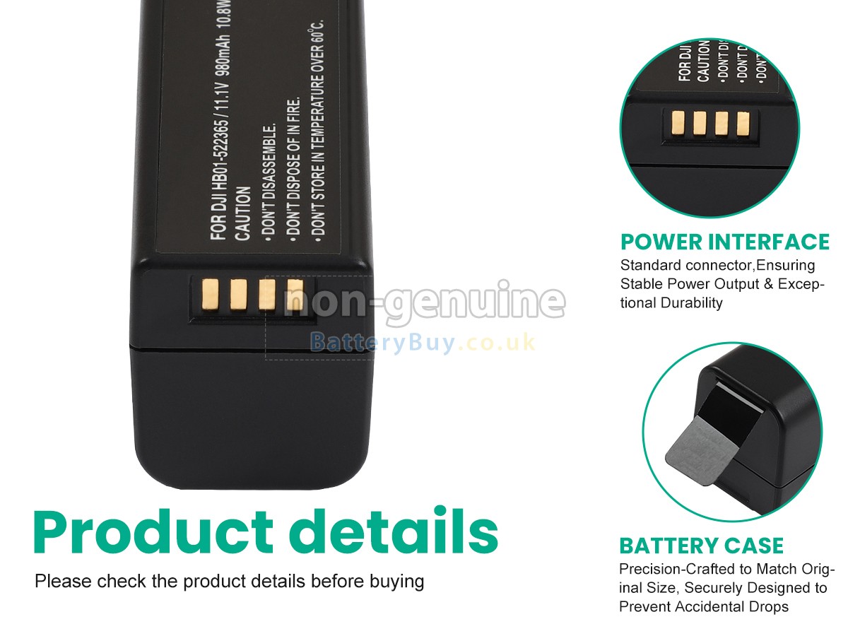 replacement battery for DJI OSMO+