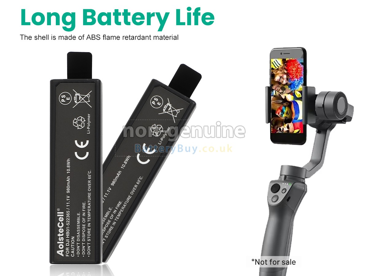 replacement battery for DJI OSMO+