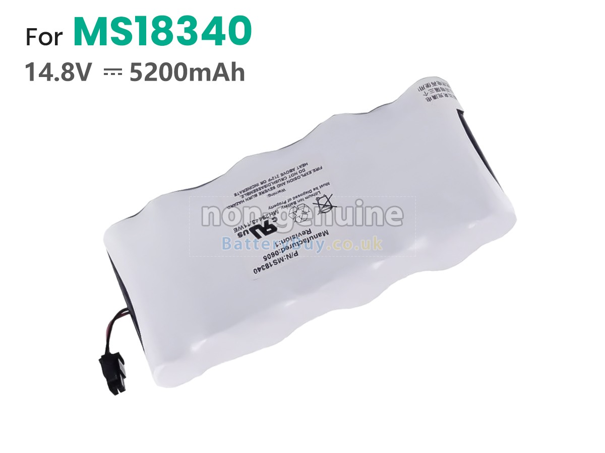 replacement battery for Draeger MS14490