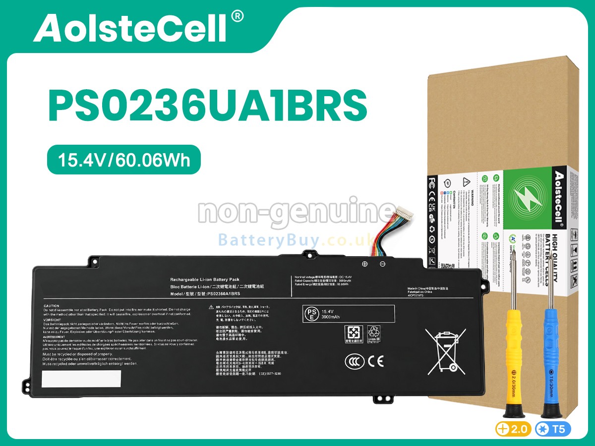 replacement battery for Dynabook PS0236UA1BRS