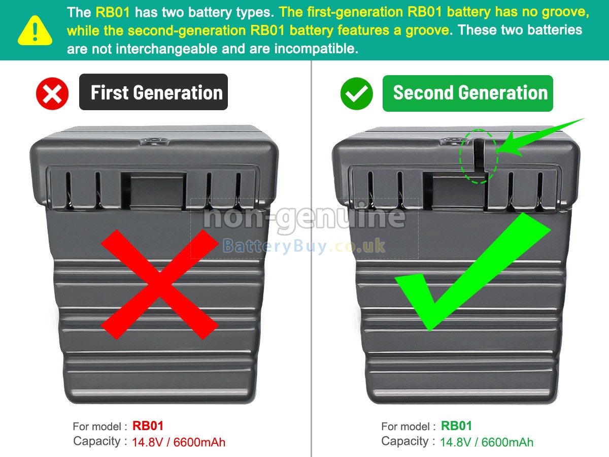 replacement battery for Dyson 360 EYE ROBOT