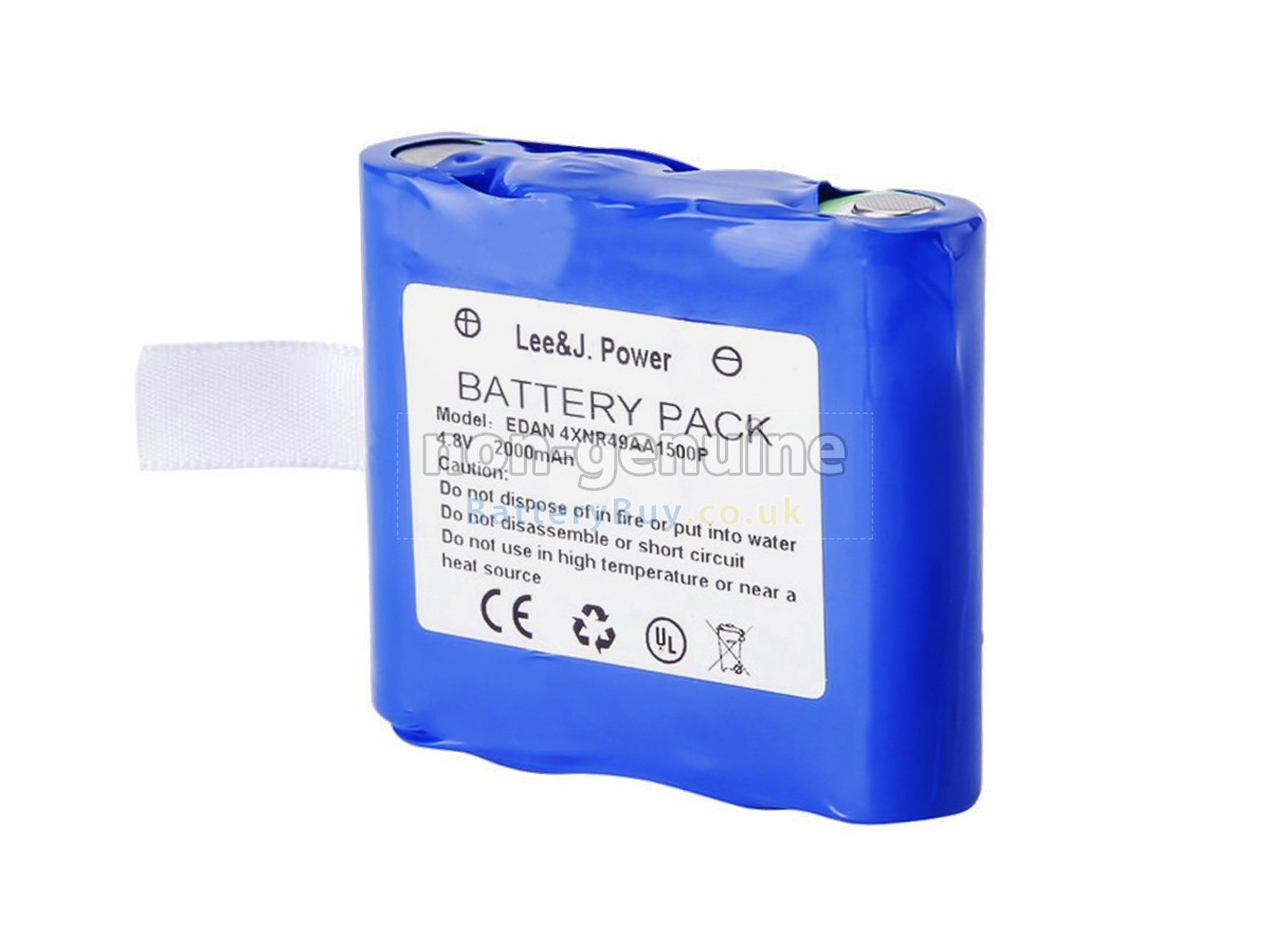 replacement battery for EDAN H100B