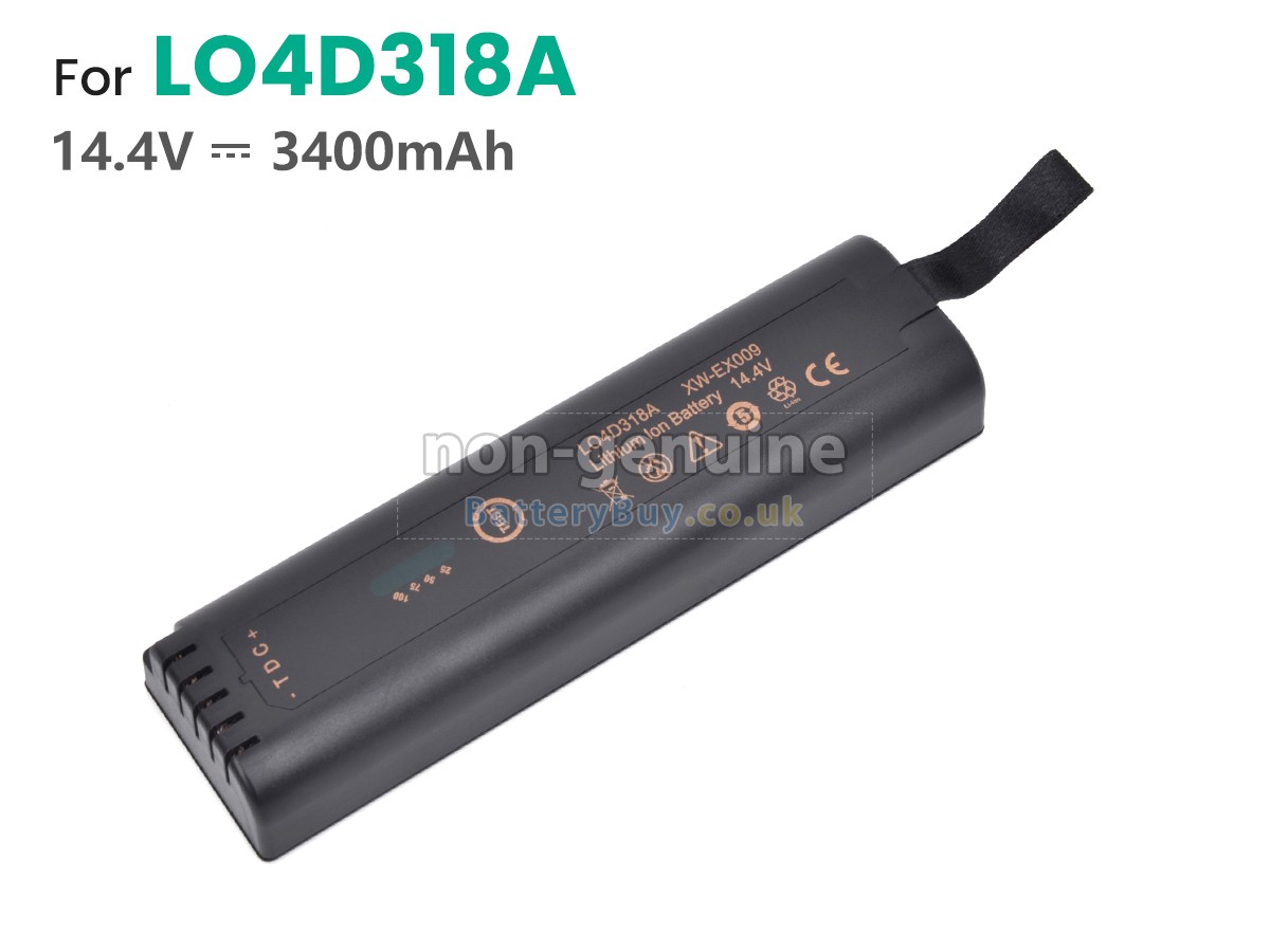 replacement battery for Exfo LO4D318A
