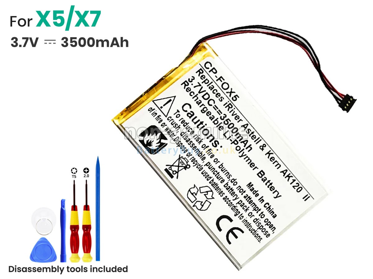 replacement battery for Fiio X5