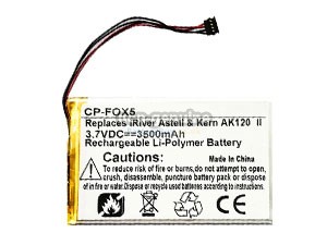 Fiio X7 replacement battery