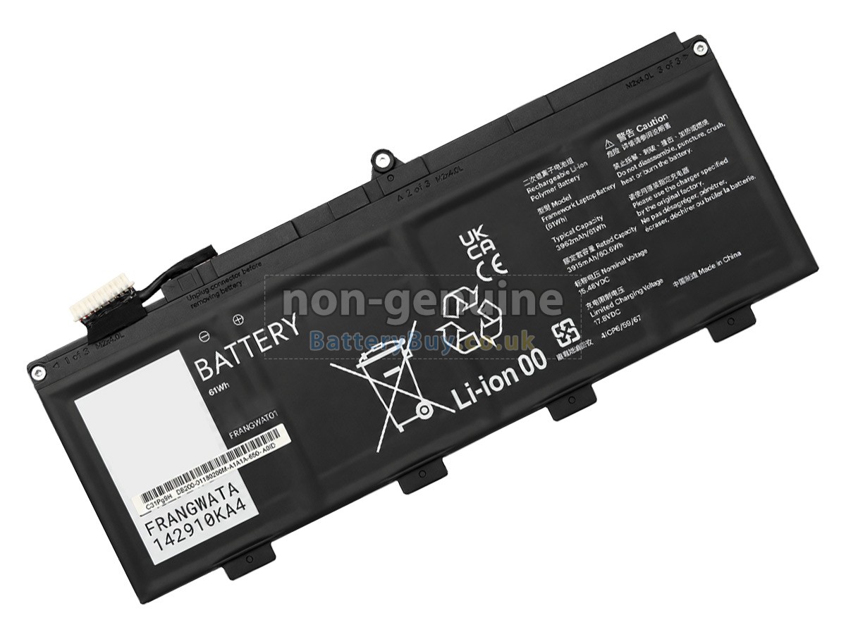 Replacement Battery for Framework FRANBBATO1
