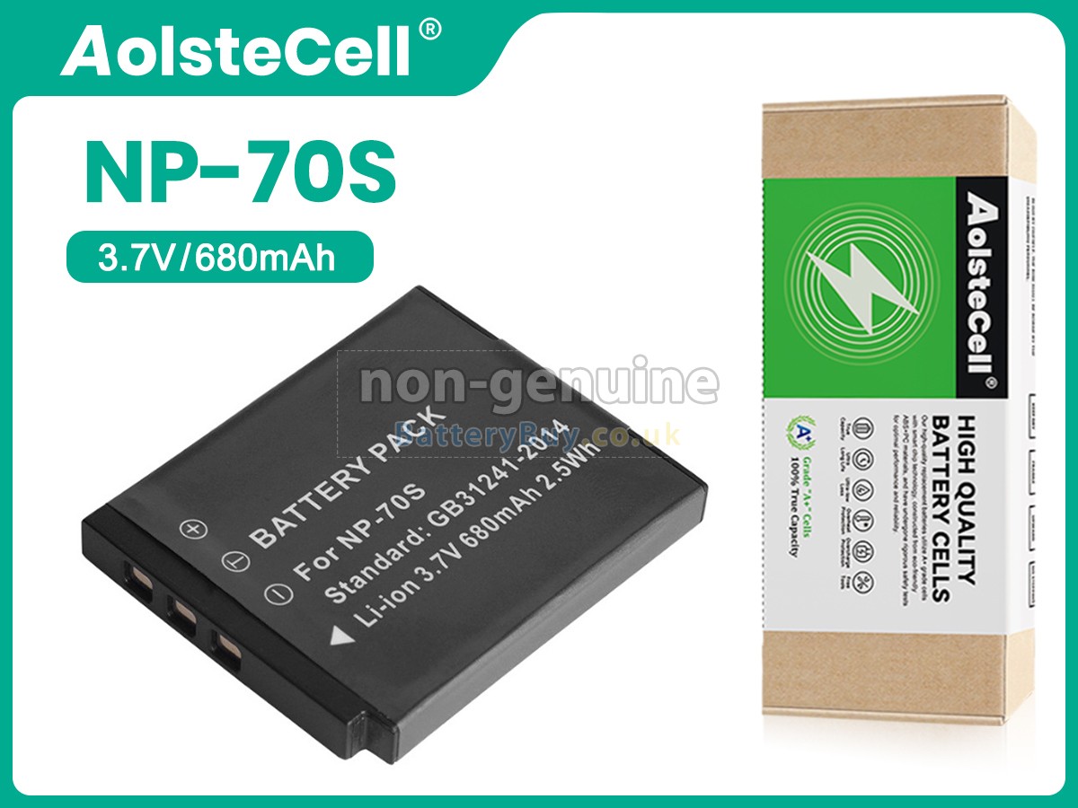 replacement battery for Fujifilm NP-70S