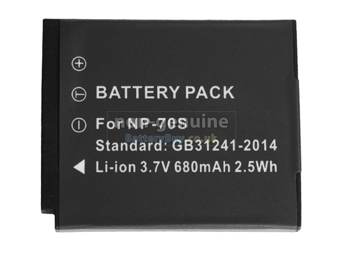 replacement battery for Fujifilm NP-70S