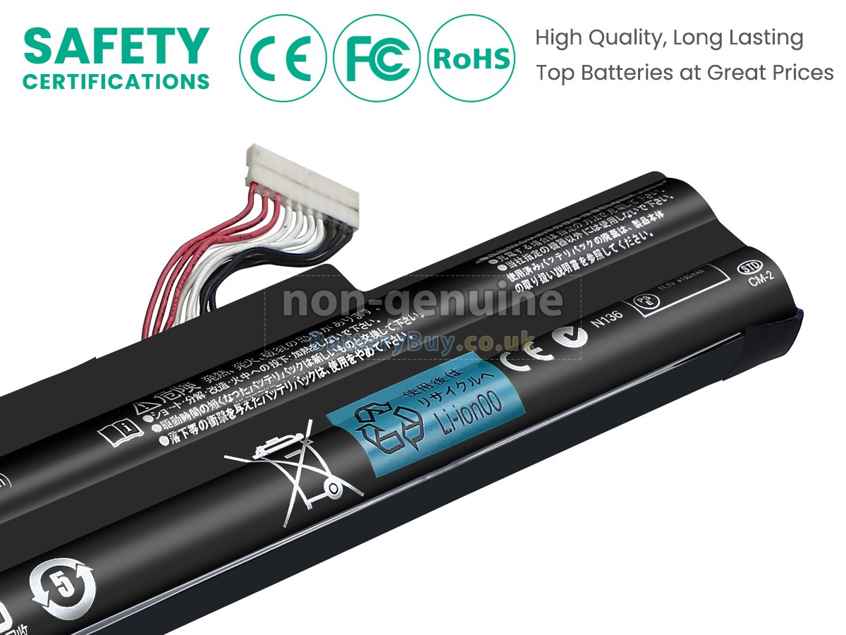 replacement battery for Fujitsu FPB0285