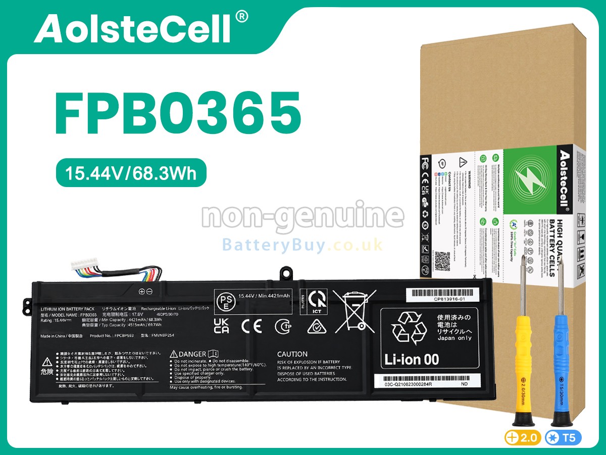 Replacement Battery for Fujitsu FPCBP593
