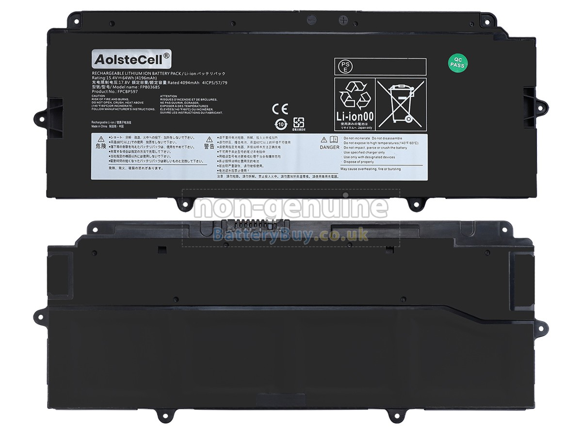 replacement battery for Fujitsu FPCBP597