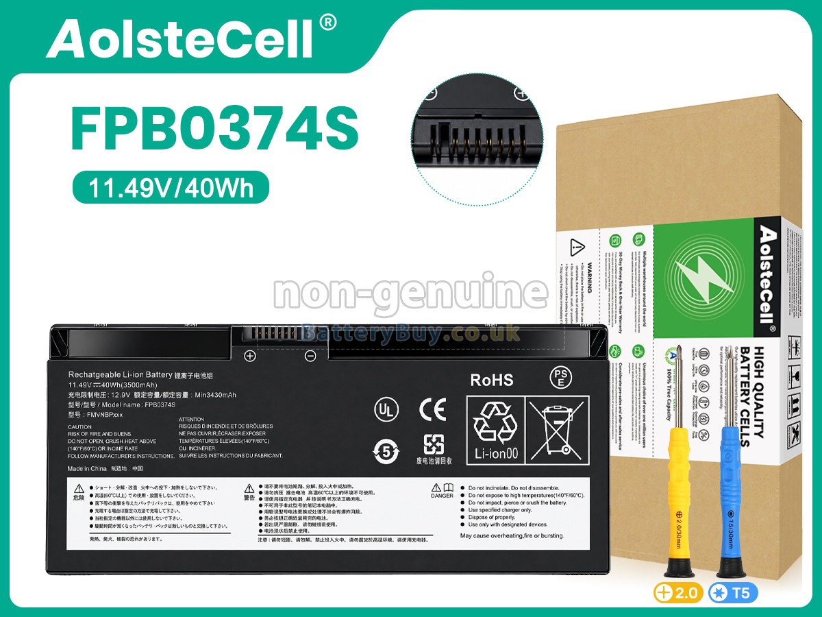 Replacement Battery for Fujitsu CP854407-02