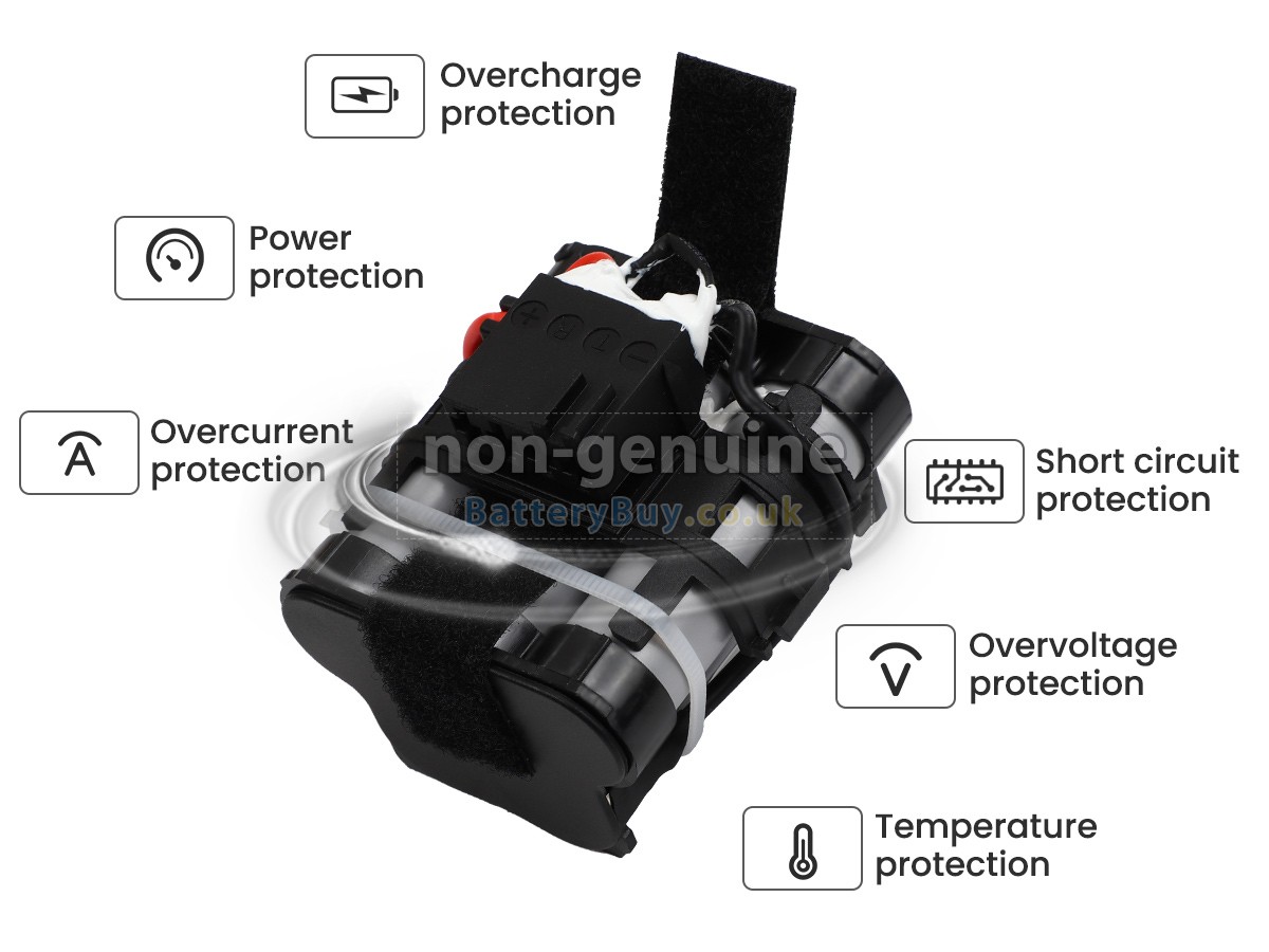 replacement battery for Gardena R80LI