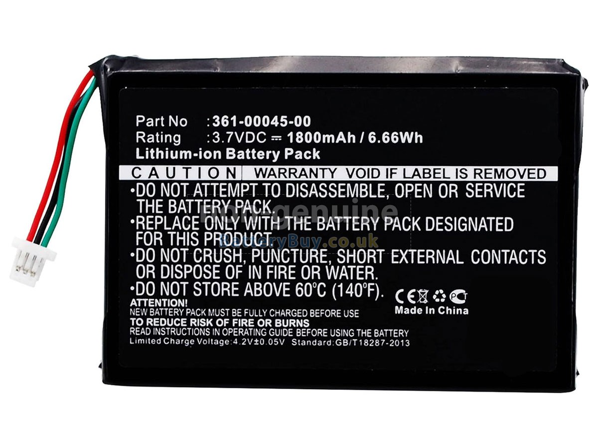 replacement battery for Garmin 361-00045-