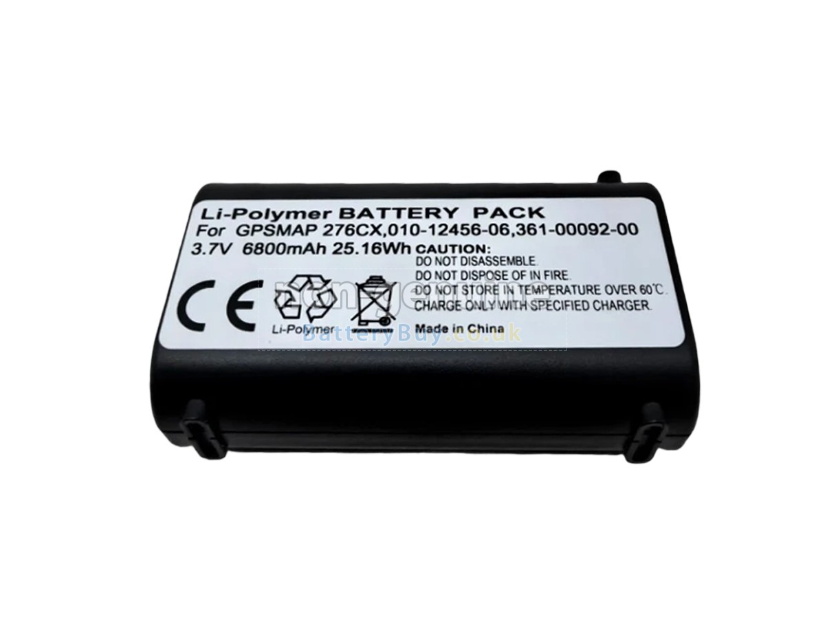 replacement battery for Garmin GPSMAP 276CX