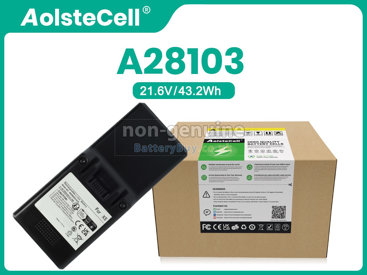 replacement battery for Genius A28103